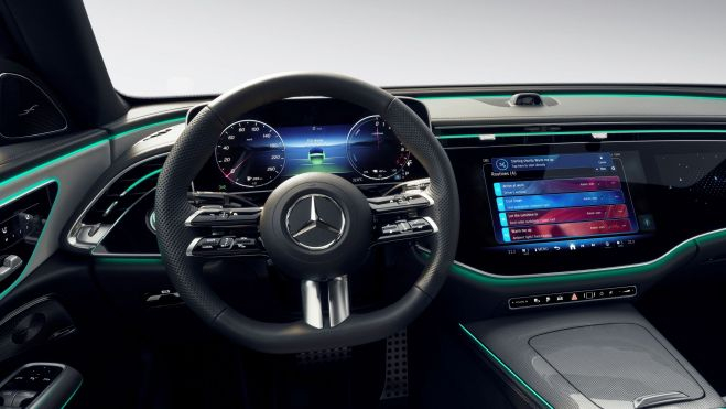 mercedes clase e 2023 sistema multimedia