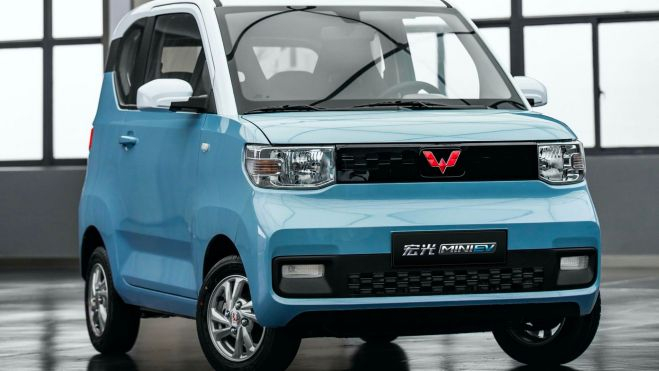 El coche eléctrico más vendido de China es un diminuto modelo. El coche eléctrico más vendido de China es un diminuto modelo.