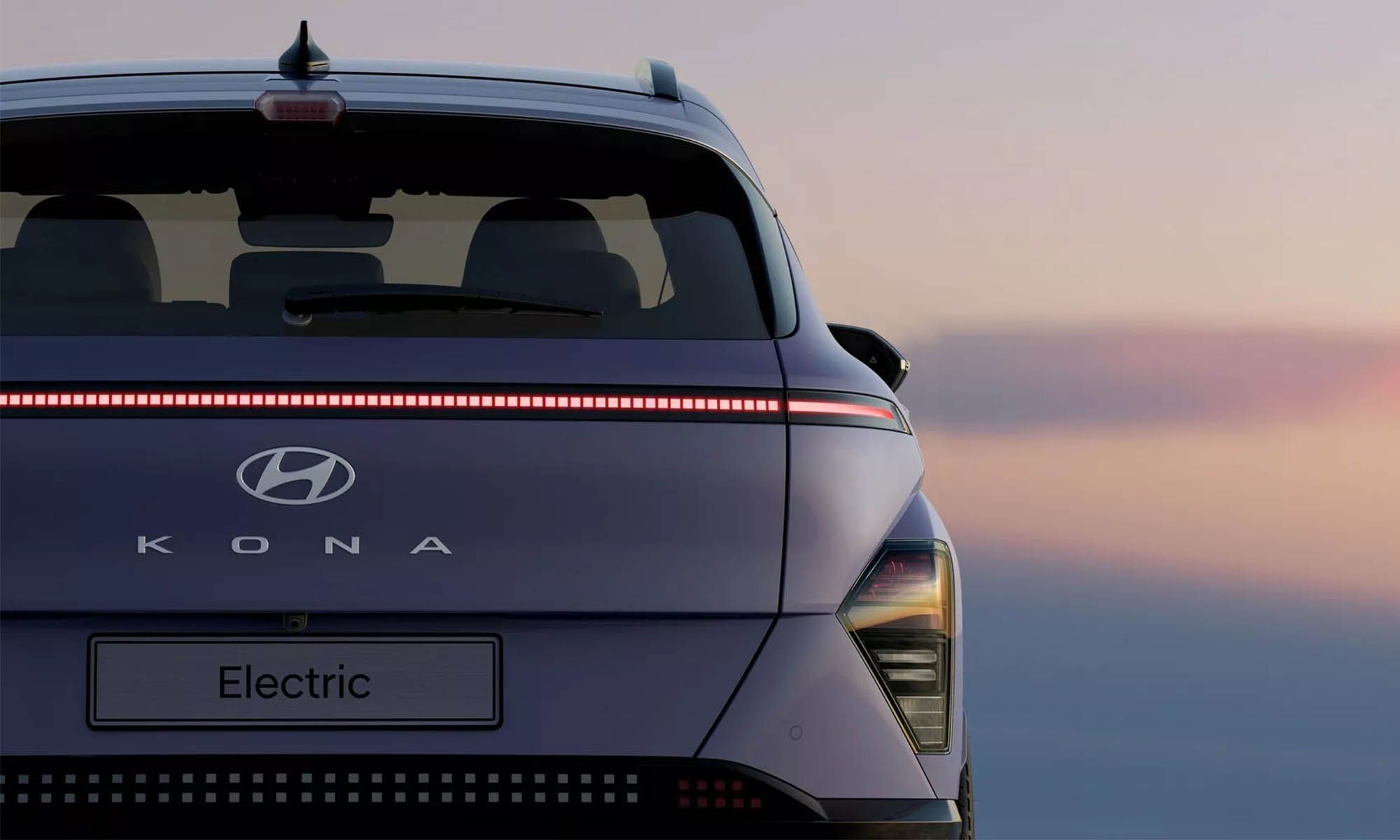 Los cambios de diseño en el nuevo Hyundai Kona eléctrico son patentes, tanto en el exterior como en el interior.