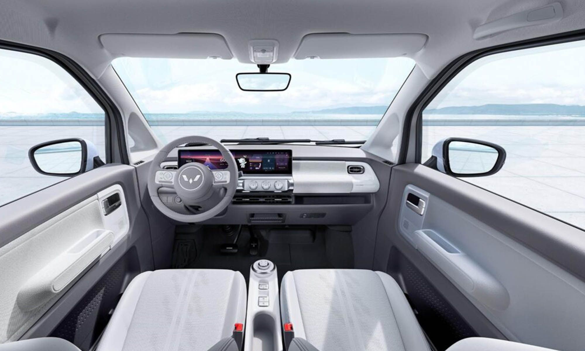 Si bien por fuera el MG Comet puede parecer un mini coche eléctrico muy aburrido, el interior ofrece un espacio para cuatro personas muy cuidado.