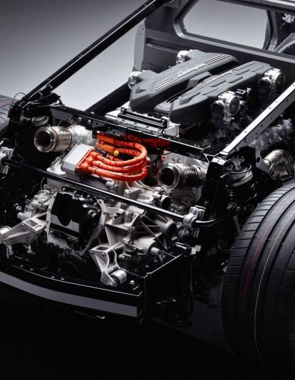 Lamborghini LB744 Powertrain hibrido enchufable 02