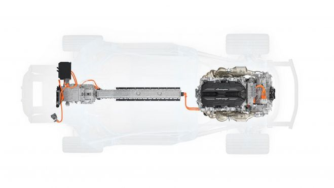 Lamborghini LB744 Powertrain hibrido enchufable 05