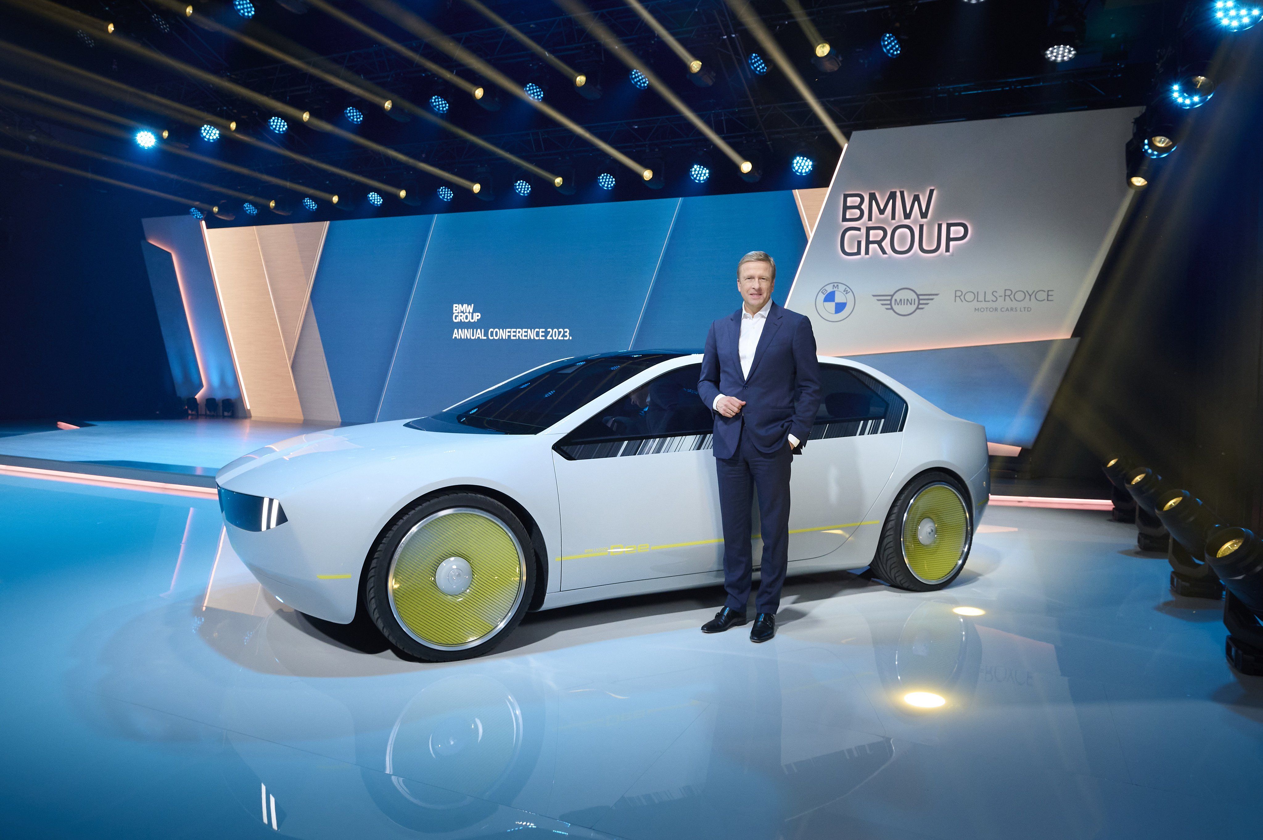 El presidente del grupo BMW, Oliver Zipse, en la presentación de los resultados de 2022.