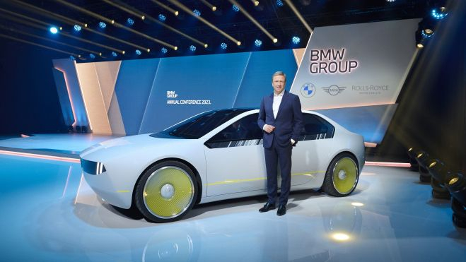 El presidente del grupo BMW, Oliver Zipse, en la presentación de los resultados de 2022.