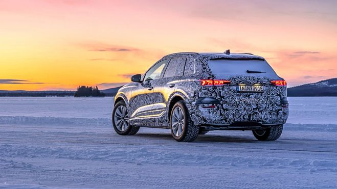 Audi Q6 e tron Pruebas Trasera