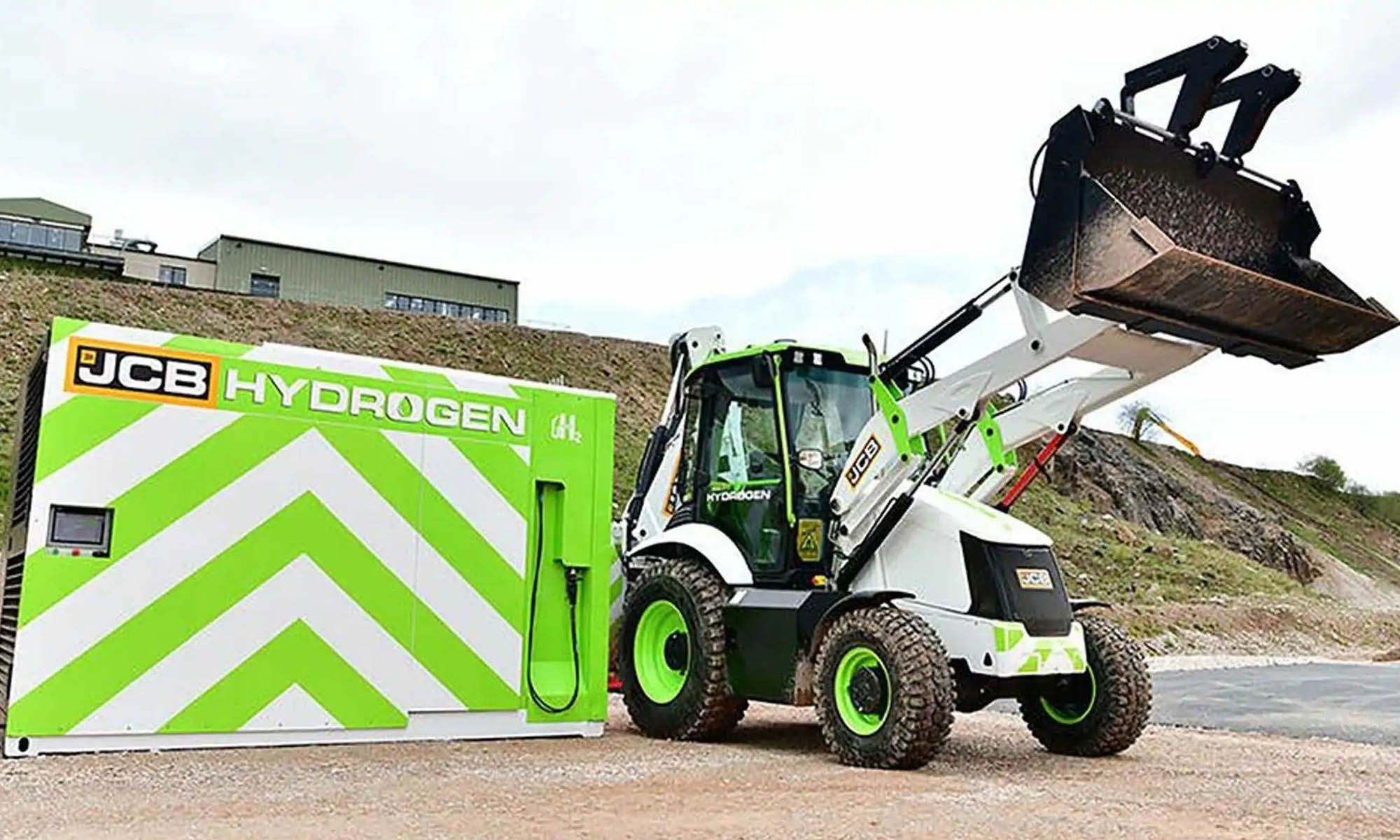 El motor de combustión de hidrógeno de JCB ya se está utilizando en la maquinaria pesada de Loadall.