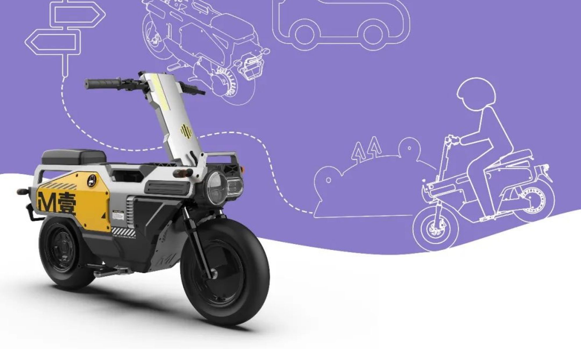 La moto eléctrica de FELO tiene un precio de 380.000 yenes en China, unos 2.700 euros.