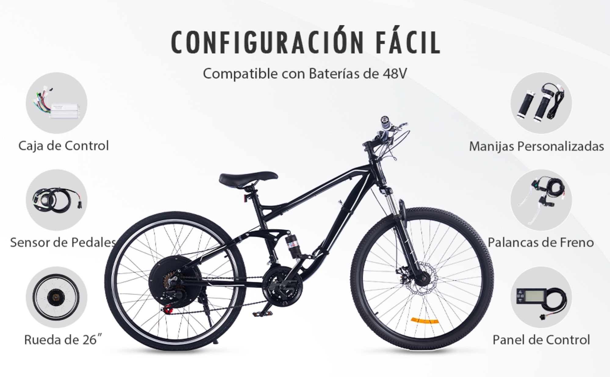 El kit de conversión de bicicletas eléctricas con más éxito de  es  también el más barato