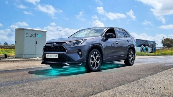El Toyota RAV4 ha servido como modelo para demostrar la tecnología de los israelíes. El Toyota RAV4 ha servido como modelo para demostrar la tecnología de los israelíes.