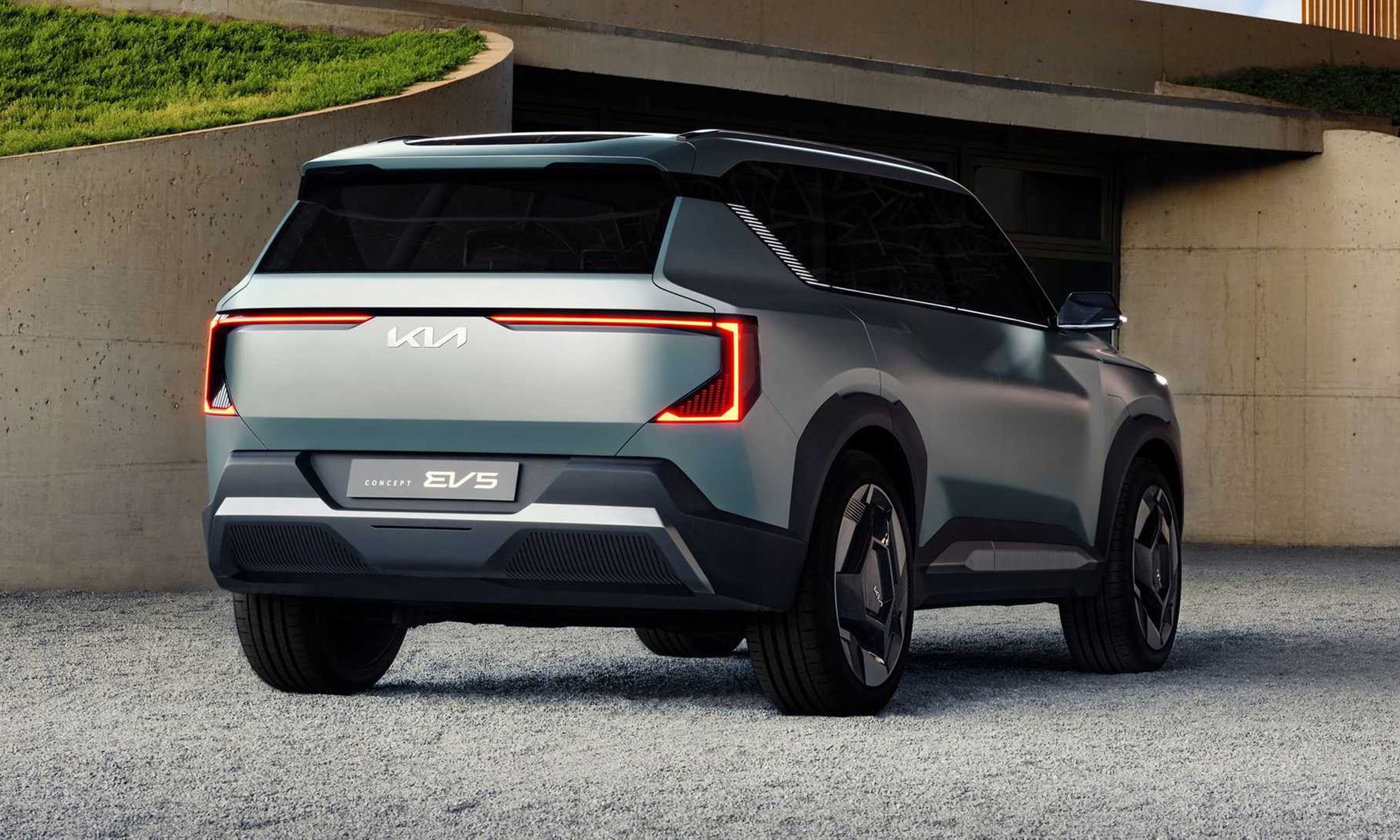 La versión de producción del KIA EV5 se presentará en los próximos meses.