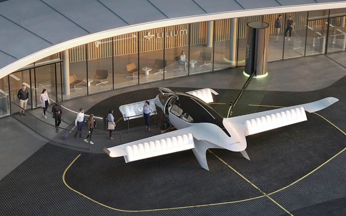 La aeronave eVTOL de Lilium con 7 asientos, uno de los diseños más grandes de los que se han presentado, actuará como una especie de minibús aéreo para vuelos regionales.
