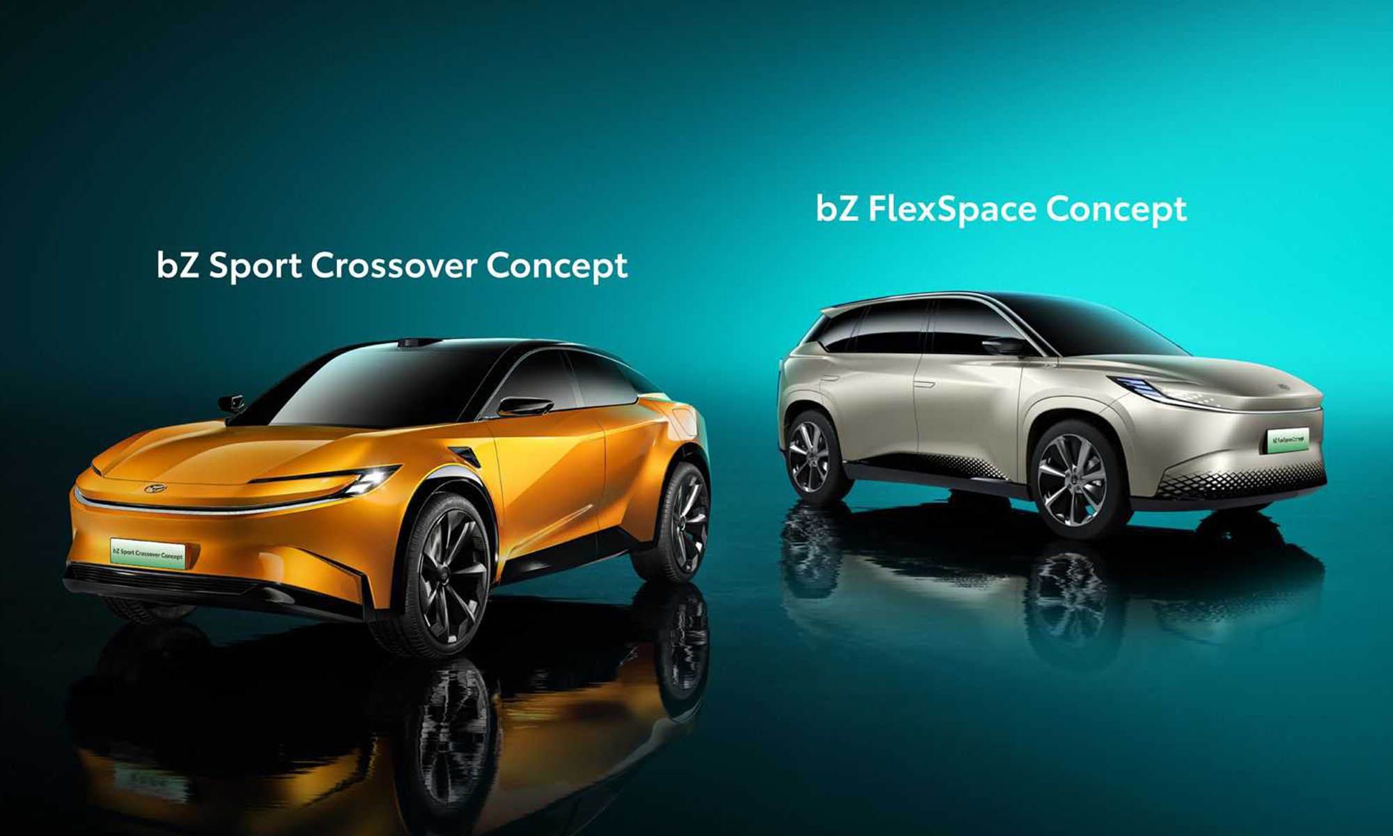 El bzSport Crossover Concept y el bZ FlexSpace Concept, presentados en Shanghái, están destinados a públicos completamente diferentes.