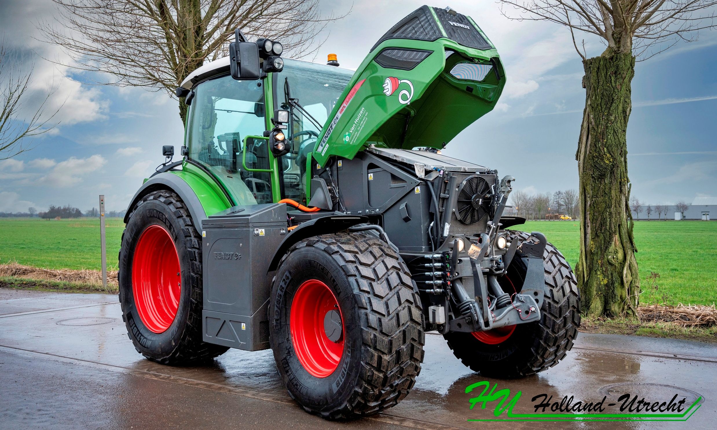 El Fendt-e eléctrico está basado en un Fendt de la serie 300.