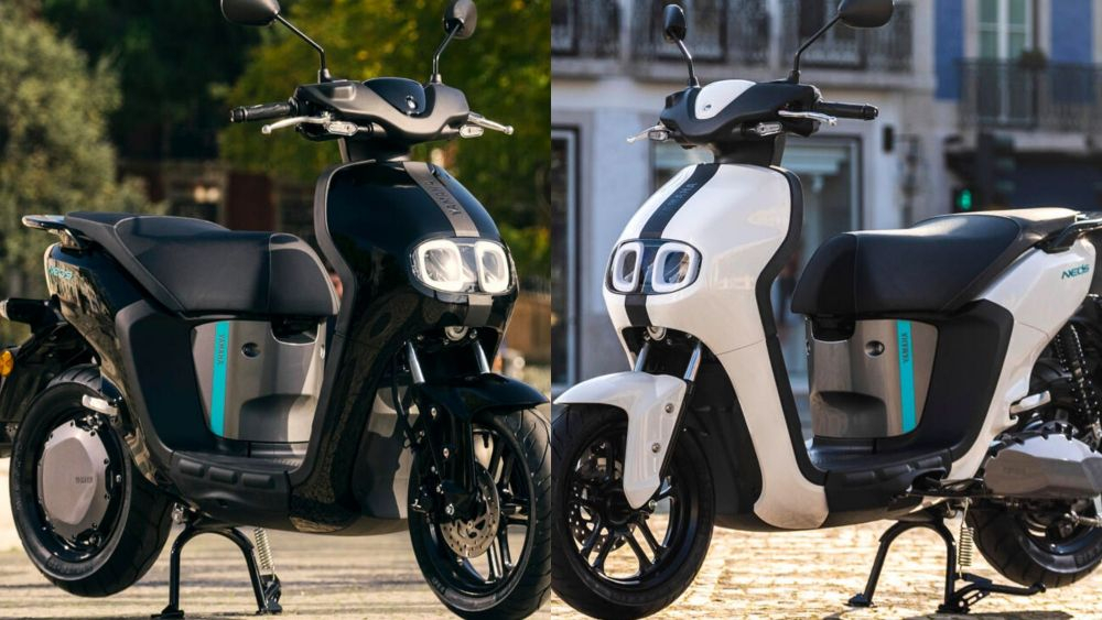 Colores Milky White y Midnight Black de la Yamaha Neo's.