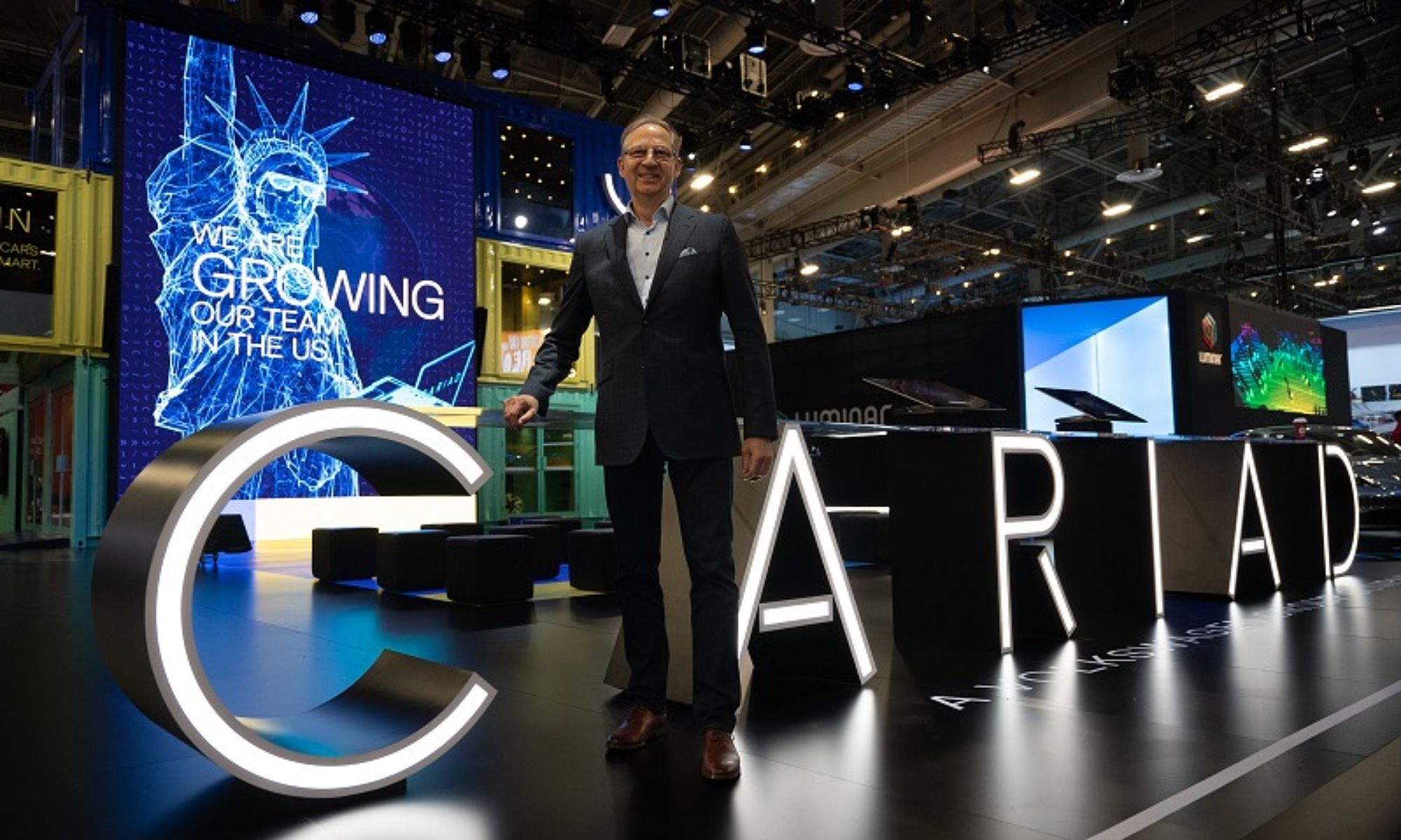 Dirk Hilgenberg, CEO de Cariad, durante la celebración del CES de Las Vegas.