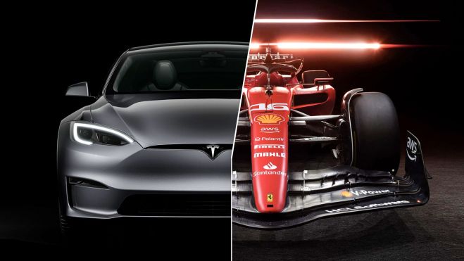 tesla vs f1