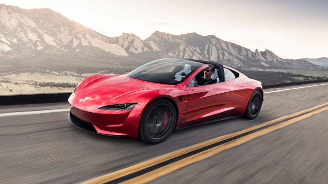 Tesla Roadster Delantera