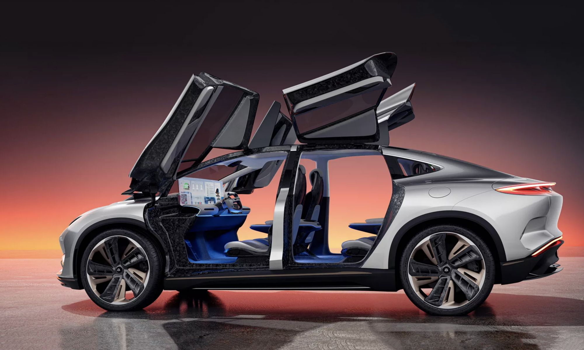 El Aehra SUV llegará al mercado en 2025 con una diseño espectacular y una avanzada mecánica eléctrica.