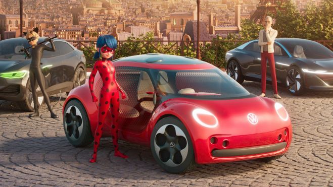 El nuevo modelo conceptual presentado por la compañía muestra los apéndices clásicos del Volkswagen Beetle. El nuevo modelo conceptual presentado por la compañía muestra los apéndices clásicos del Volkswagen Beetle.