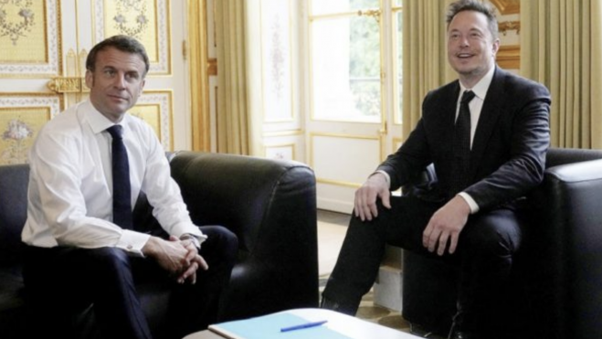 macron musk macron musk
