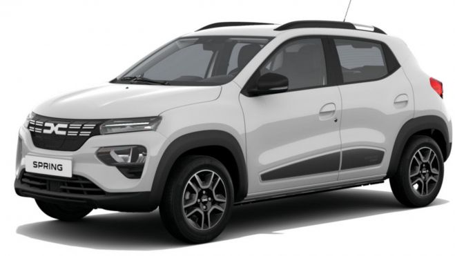 Aspecto de la versión Essential del Dacia Spring, la más básica y la relativa a la promoción.