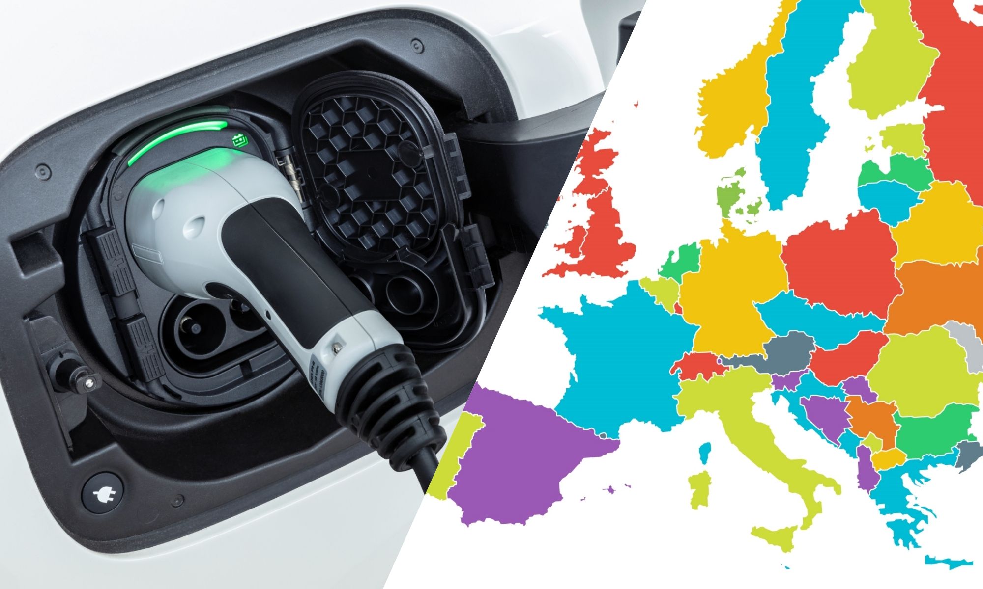 El mapa del coche eléctrico en Europa se está dibujando a velocidades muy dispares.