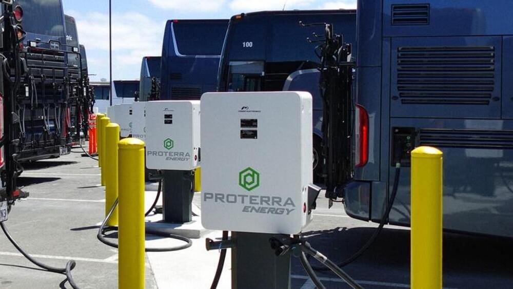 Proterra ha proporcionado la infraestructura de carga para 40 autobuses eléctricos. Este parque de carga acaba de batir un nuevo récord.