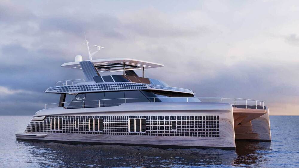 El 60 Sunreef Power Eco es el nuevo catamarán "verde" de Fernando Alonso. Destaca por el uso de energía solar y eólica para completar una navegación sin emisiones contaminantes.