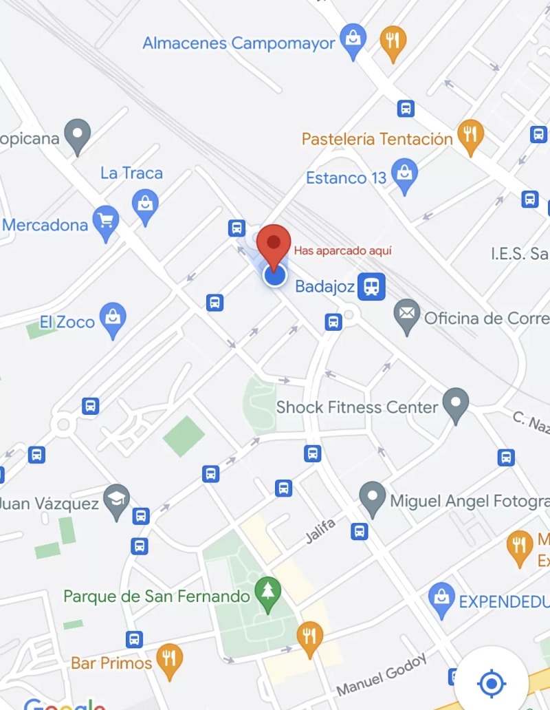 Google te permite guardar la ubicación exacta del lugar en el que ha aparcado tu coche.