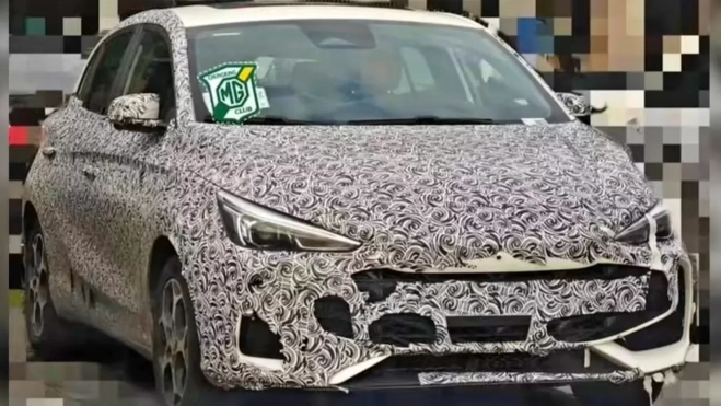 Las imágenes filtradas en China dejan claro que el MG3 tendrá un agresivo diseño.