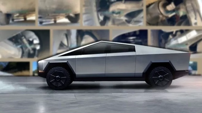 El Tesla Cybertruck es uno de los coches eléctricos con una estética más arriesgada.