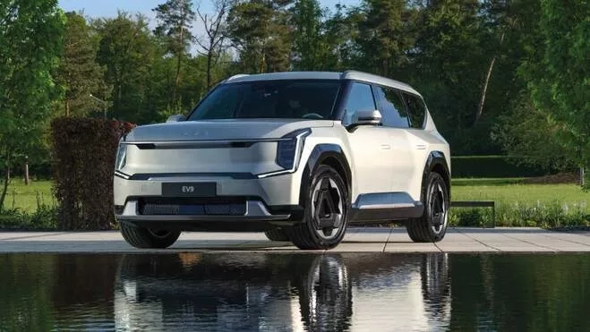 El Kia EV9 es uno de los coches eléctricos más grandes que hay en el mercado.
