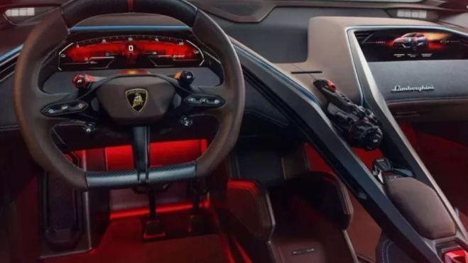 lamborghini lanzandor leak dashboard