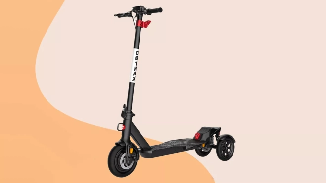  Patinetes eléctricos plegables de movilidad de 3 ruedas para  adultos discapacitados, monopatín de movilidad compacto plegable de 3  ruedas, soporta solo 330.7 lbs, color rojo : Todo lo demás