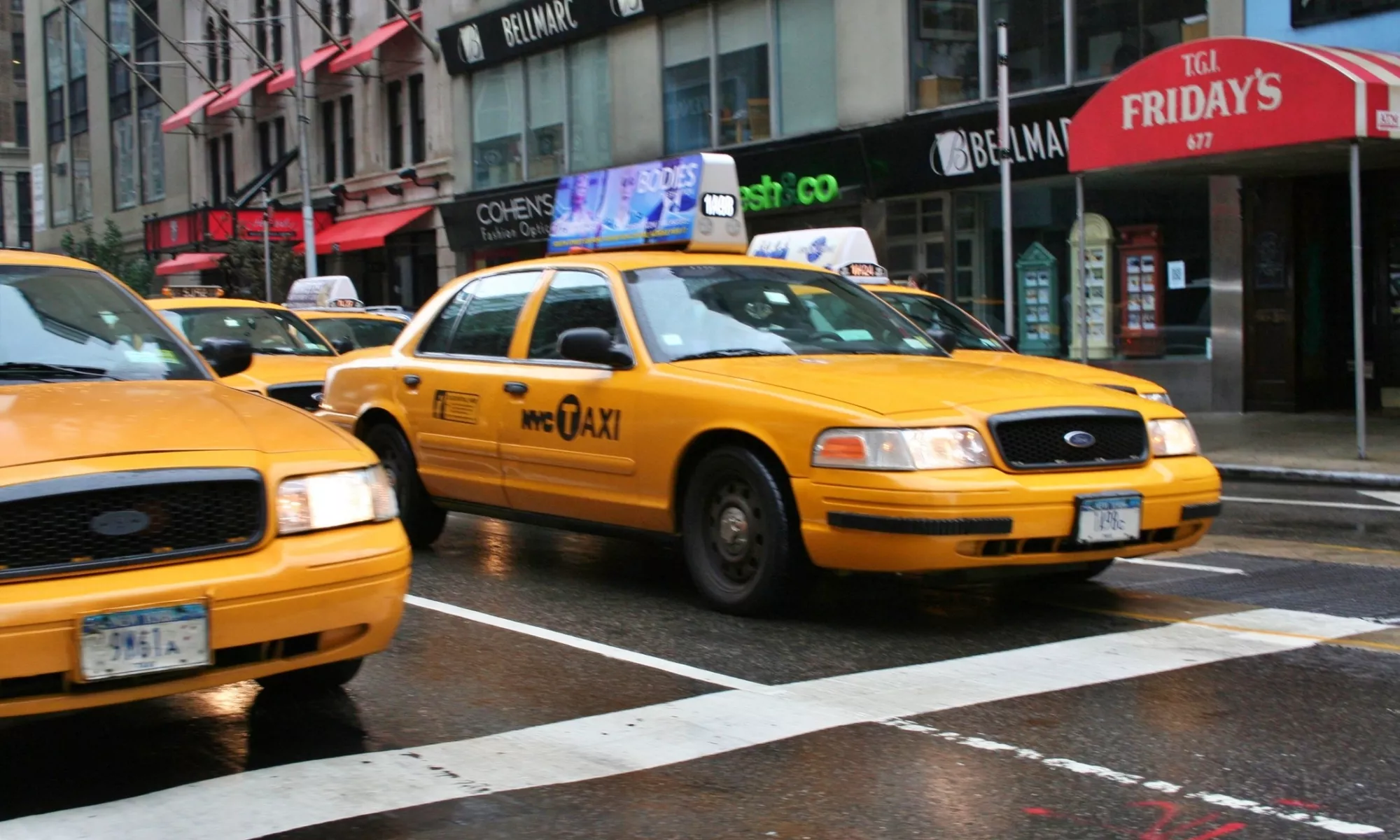 El Ford Crown Victoria es, además de taxi, un símbolo de la ciudad.