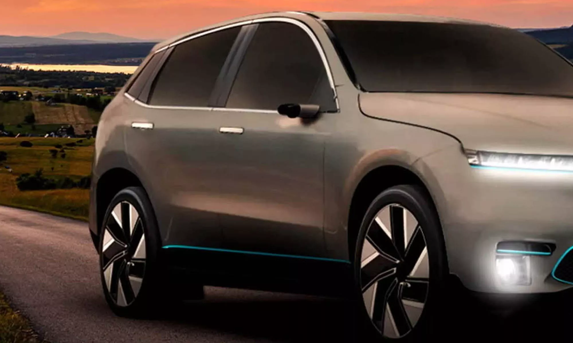 El concept del coche eléctrico resultante se basa en las características comunes de los coches eléctricos del mercado.