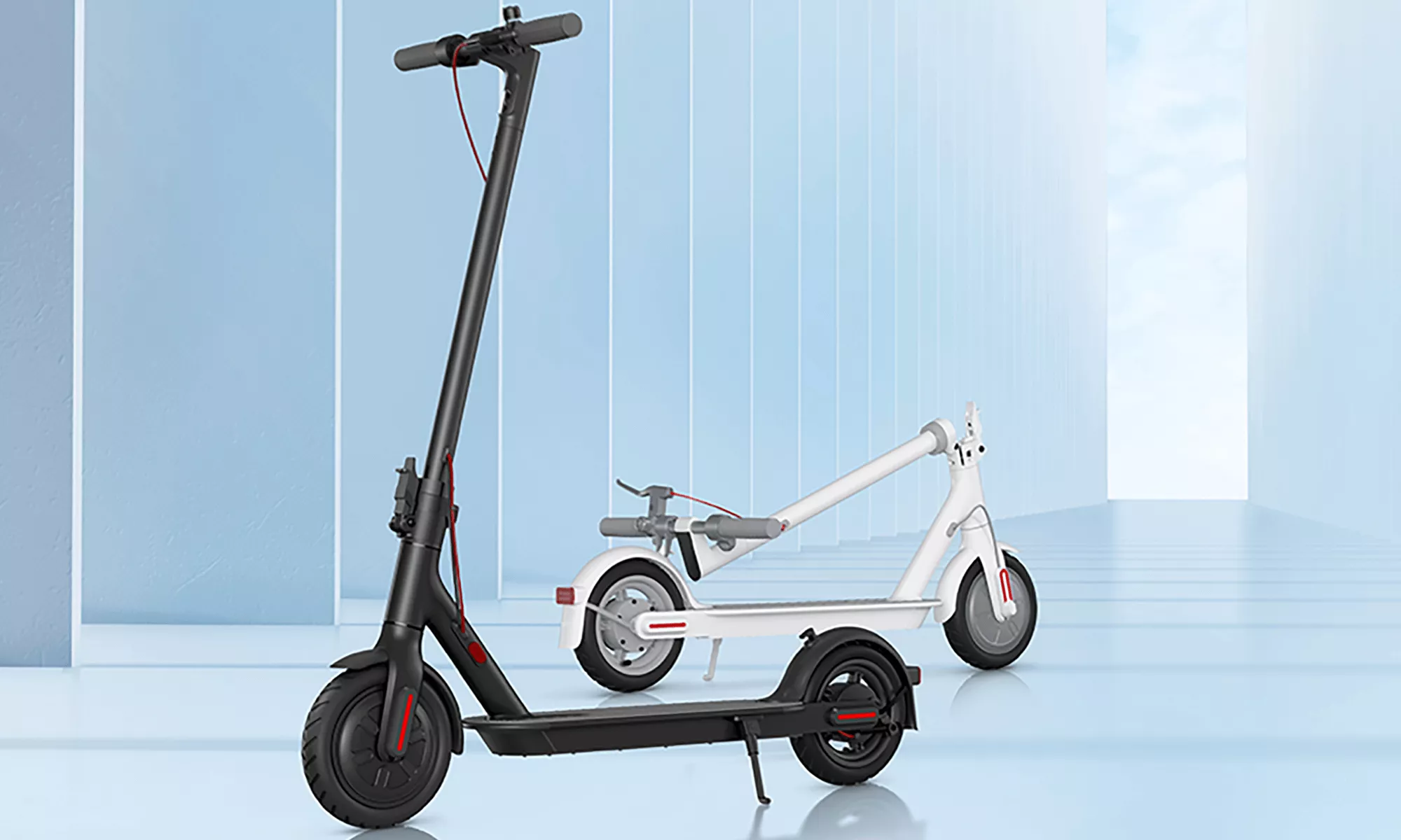 El Xiaomi Electric Scooter 3 Lite en sus dos colores.