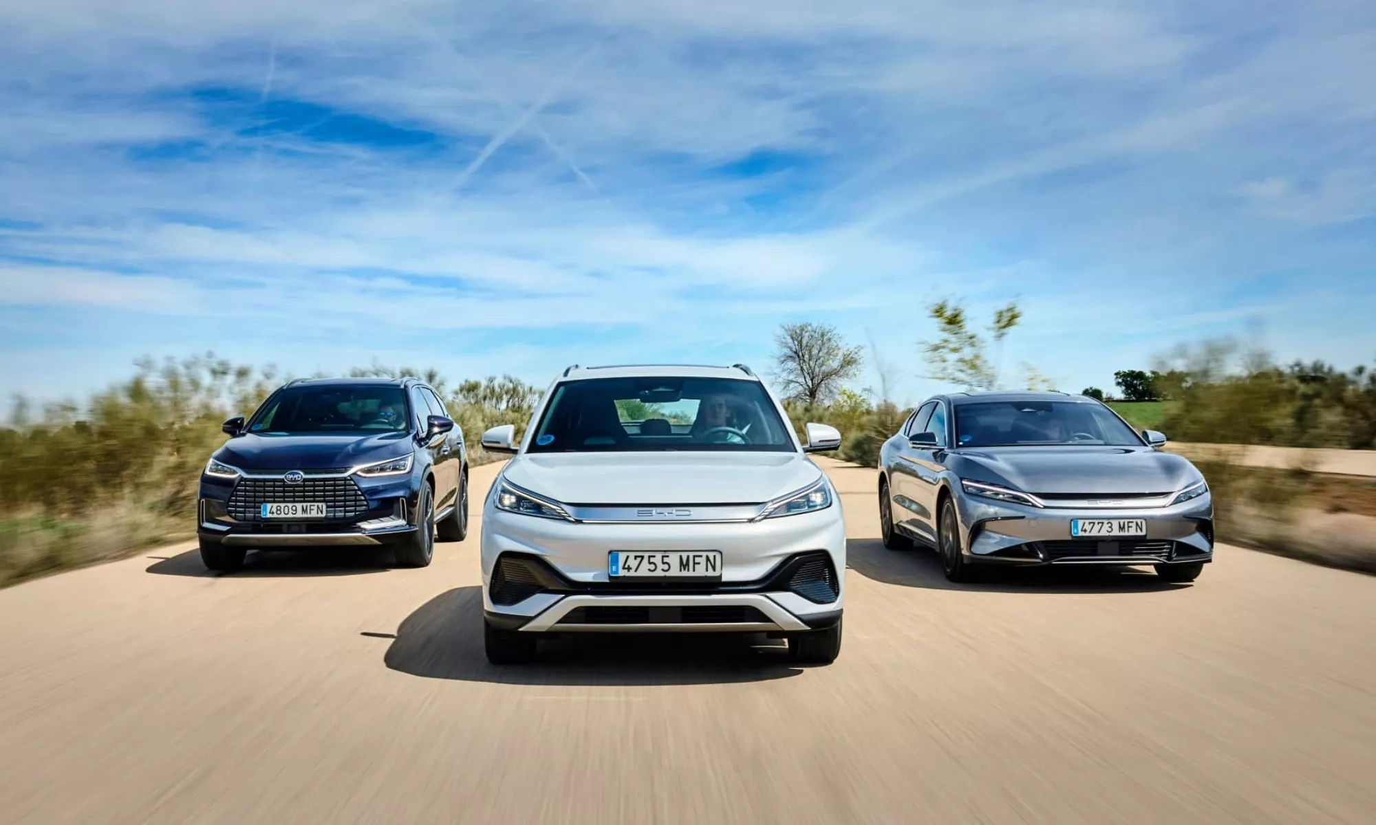 BYD cuenta, por ahora, con tres modelos, aunque pronto se sumarán dos unidades más a la familia.