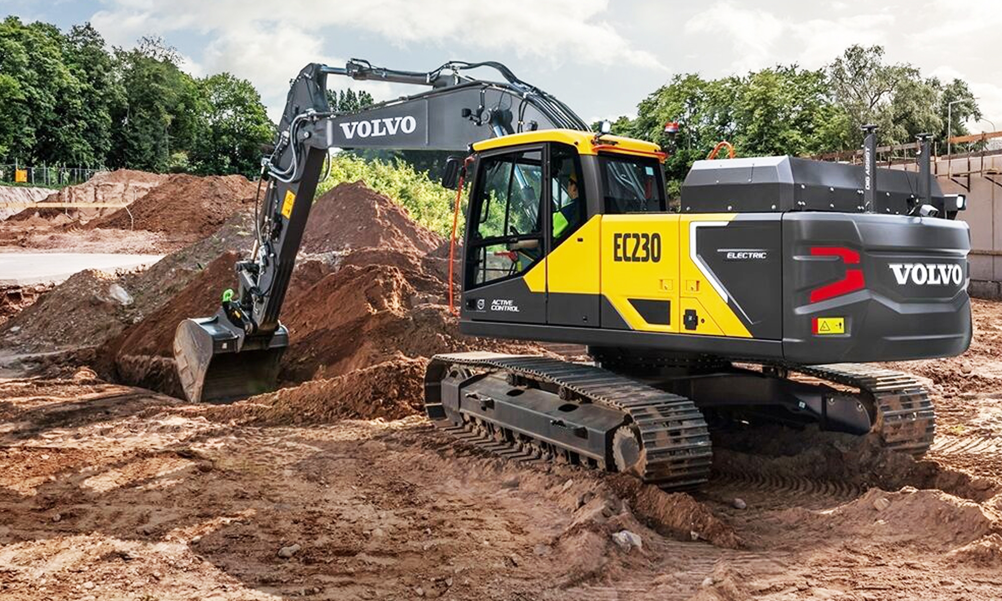 Excavadora eléctrica Volvo EC230.