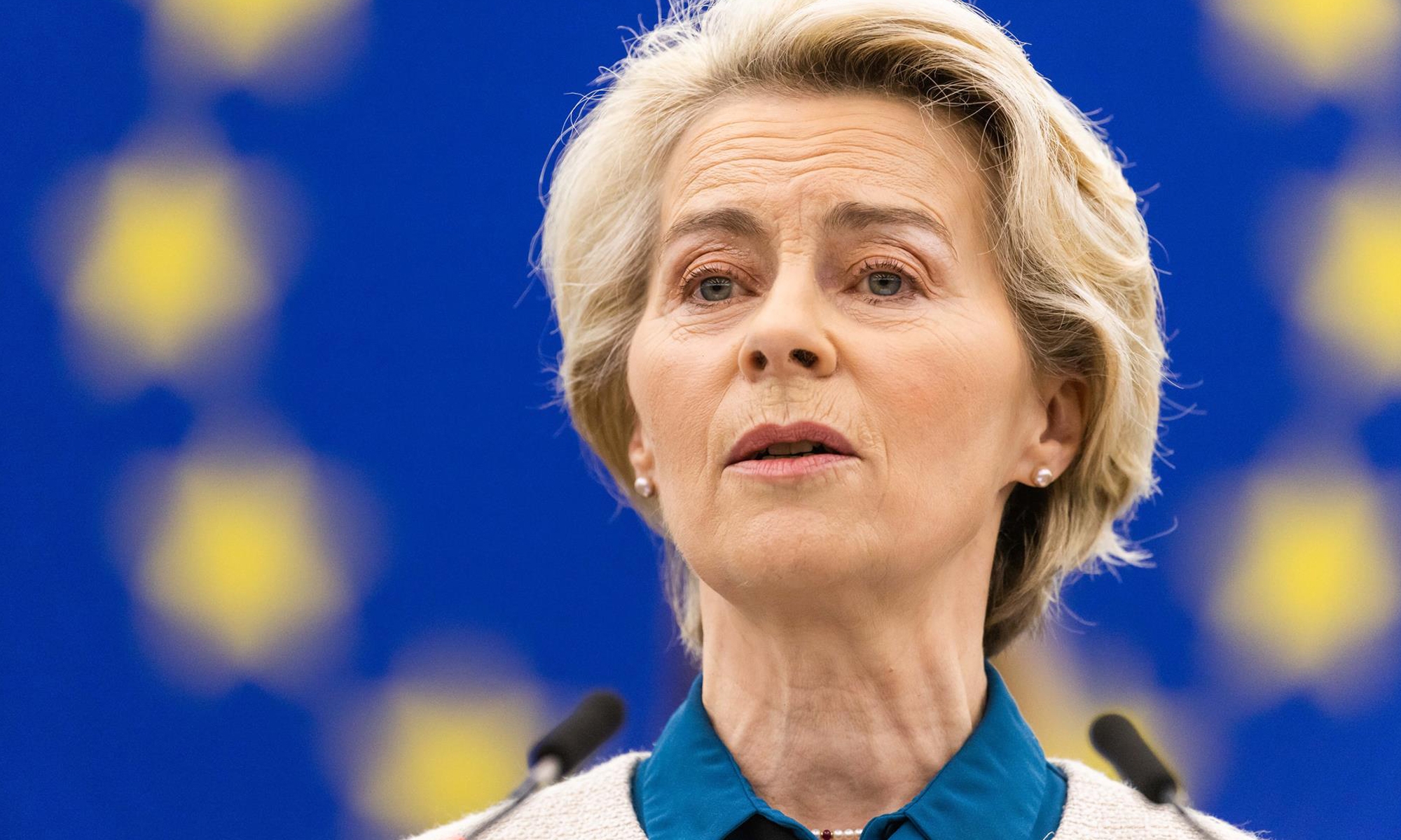 La presidenta de la Comisión Europea, Ursula von der Leyen.