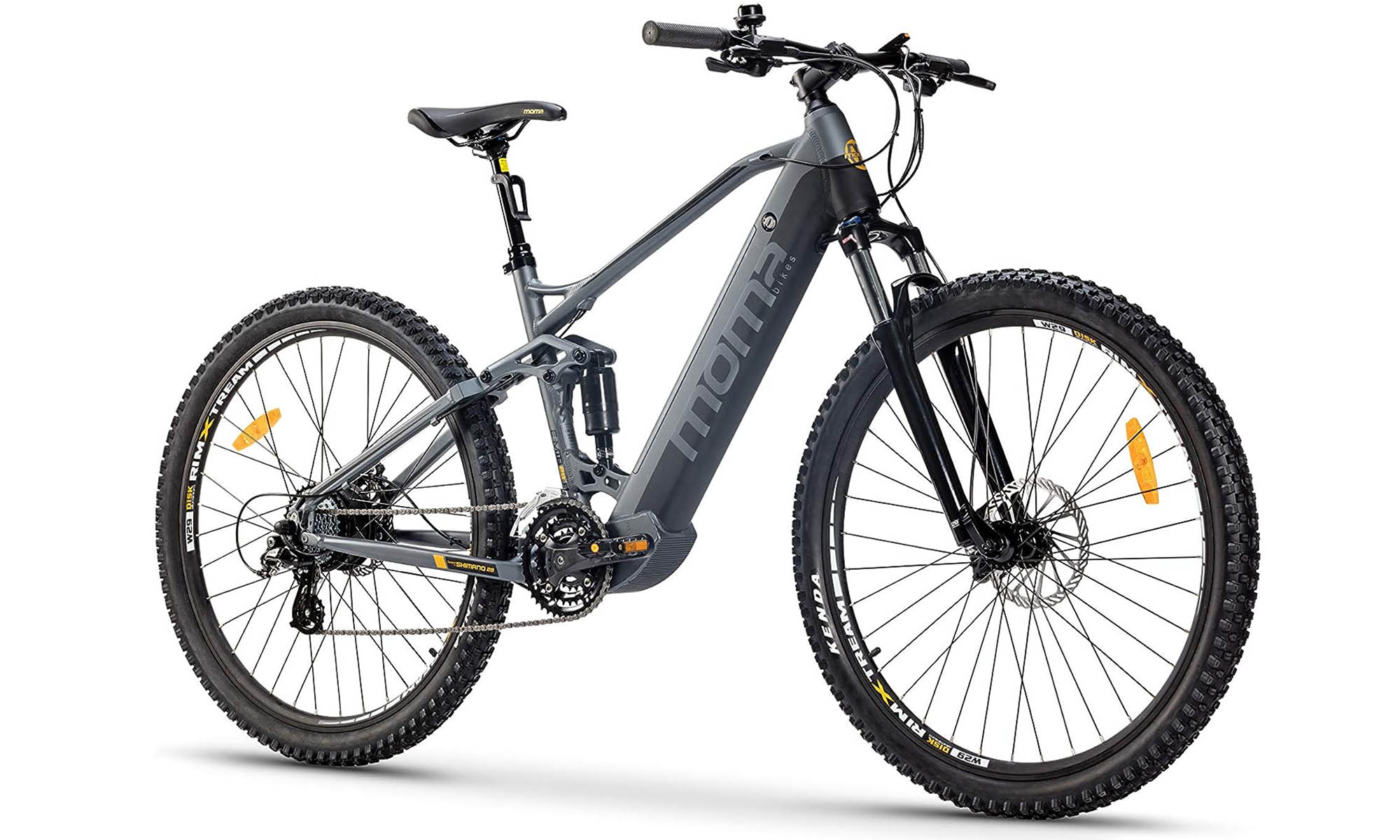 La bicicleta eléctrica Moma Full Suspension 27,5 se puede conseguir ahora a su precio más bajo.