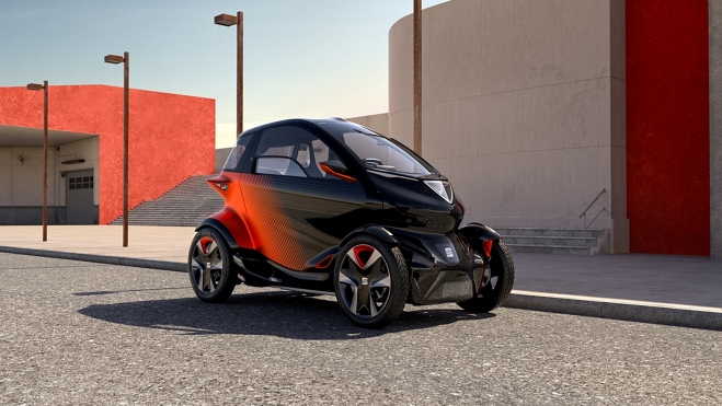 SEAT minimo coche electrico Urban Mobility modelos cgi 3d digital content egm