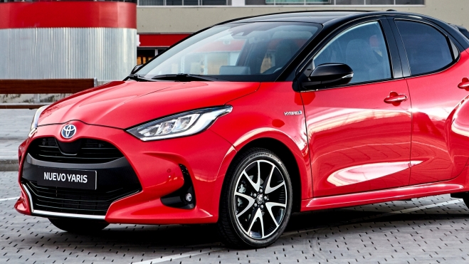 El Toyota Yaris es el híbrido más asequible a la venta en España.