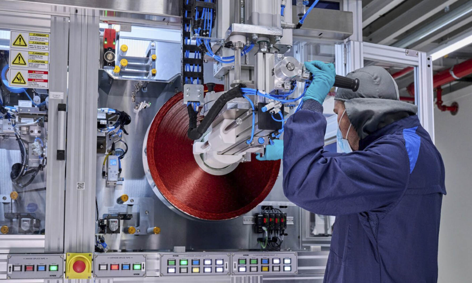 Centro de Competencia de Fabricación de Celdas (CMCC) de BMW en Parsdorf, Alemania.