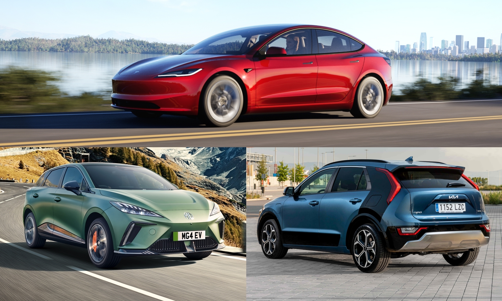 Analizamos los tres coches eléctricos más vendidos el mes de octubre.