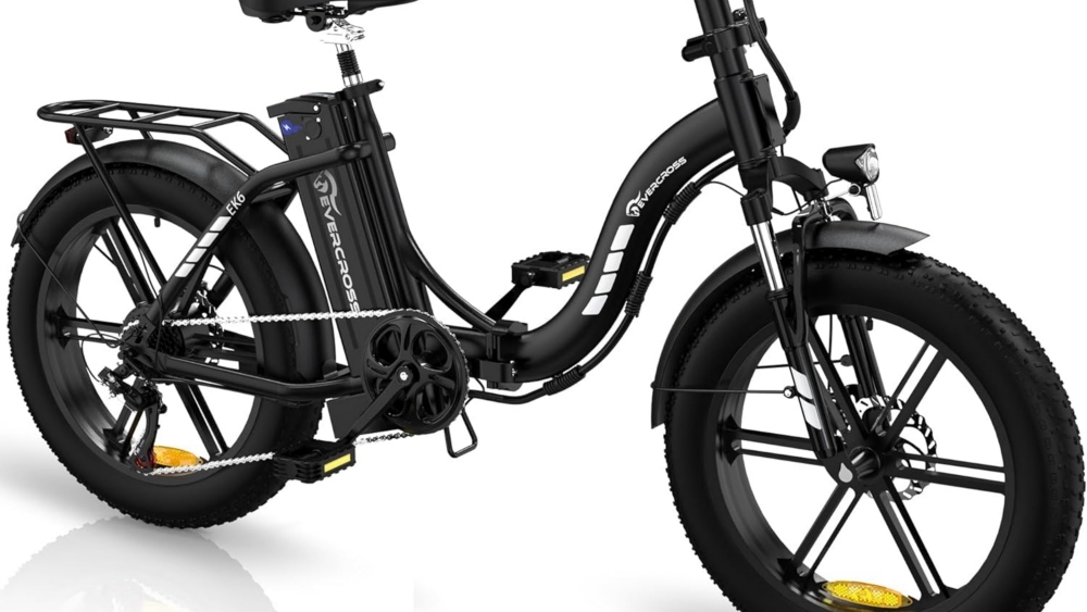 Las ruedas de esta bici son anchas para que la conducción sea lo más estable y segura posible.