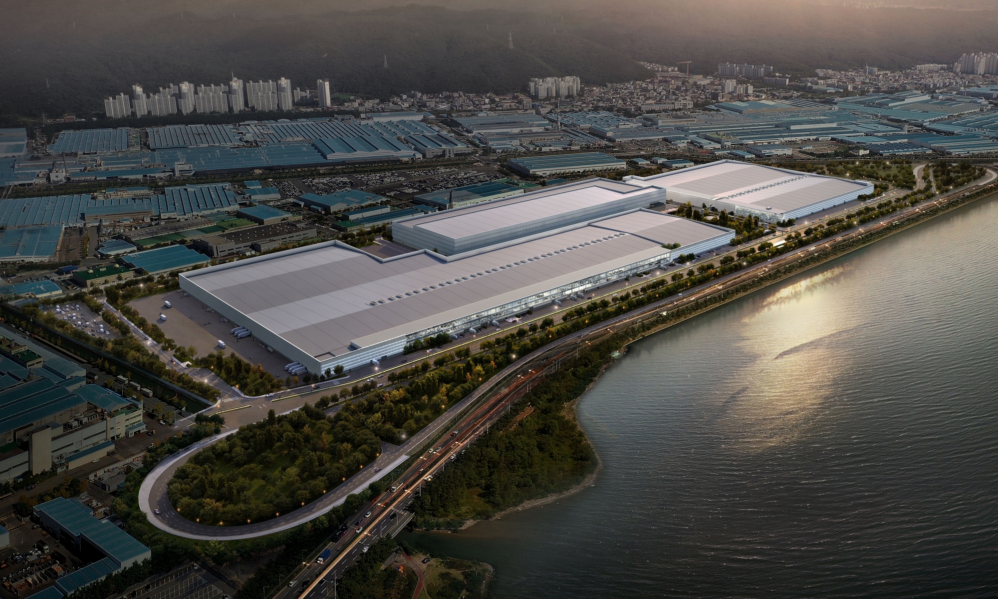 La fábrica de Ulsan, en Corea del Sur, fue la primera gran base de producción de la compañía.