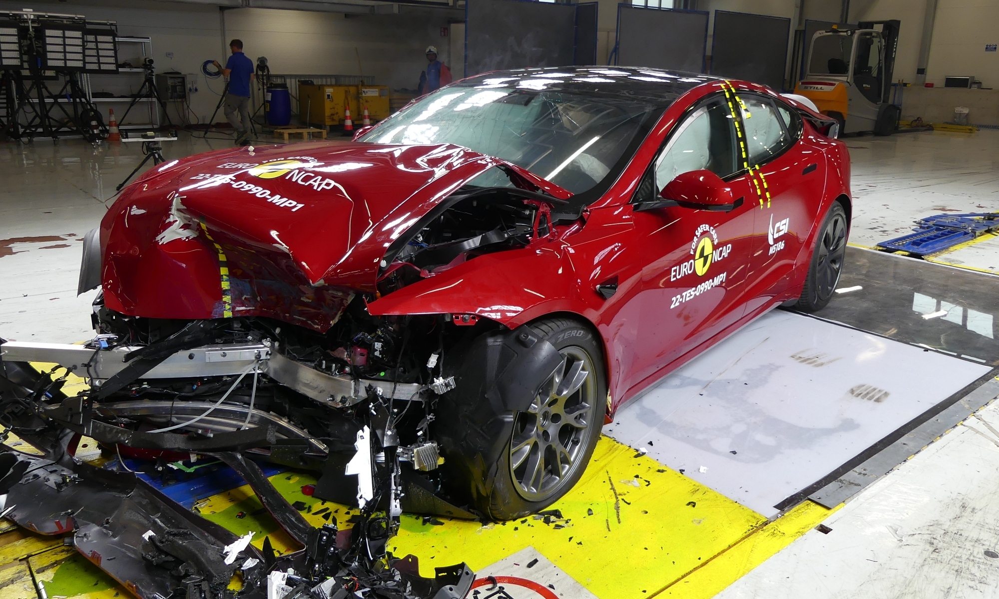 En las últimas pruebas Euro NCAP, el Tesla Model S fue el coche mejor valorado del mercado.