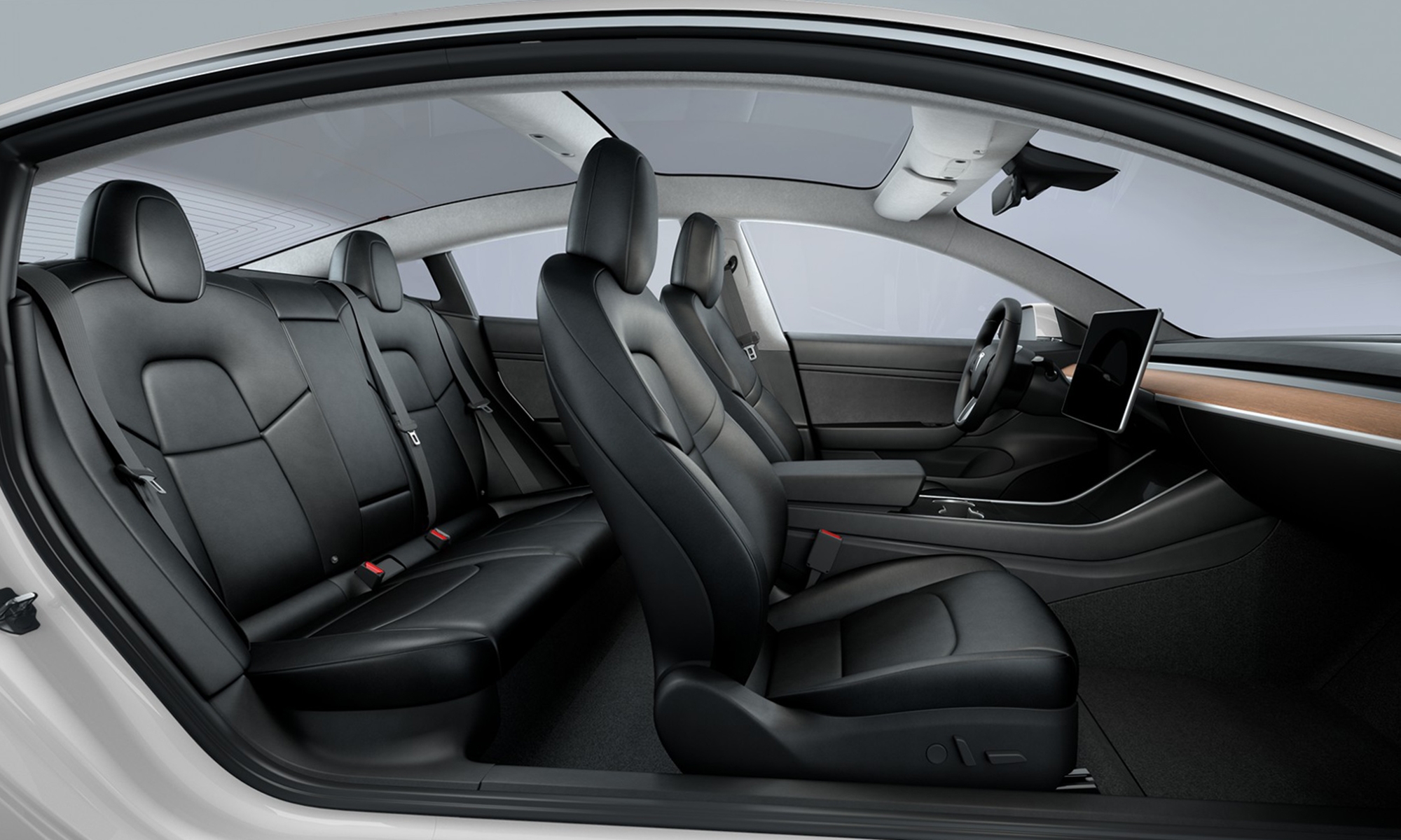 La calefacción en los asientos delanteros del Tesla Model 3 podría pasar a ser de pago muy pronto.