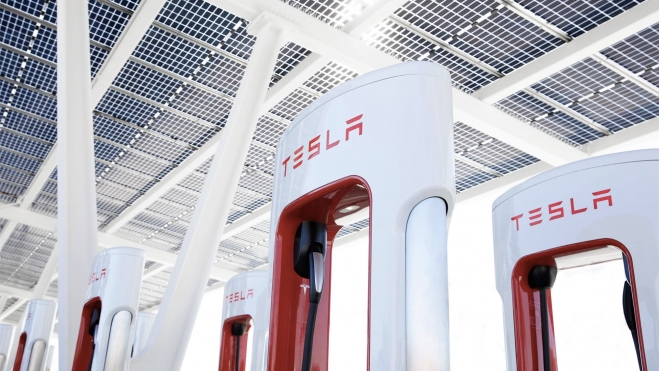 Tesla supercharges 2 Tesla supercharges 2